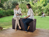 Baule Porta Attrezzi Da Giardino Comfy In Resina Resistente Colore Marrone Keter