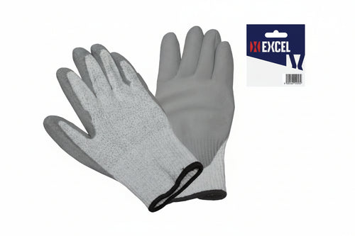 Guanti Antitaglio In Filo Uhmvpe E Nylon Spalmato In Poliuretano- - Tg.M Misura 8 - 12 Blister Excel