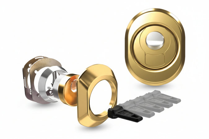 Defender Magn. Bkl M3 Ott. Luc. Con Vaschetta In Acc. Filettata Regol.- - Mm.50X28H. Interasse Mm.38 (Bkl/M3/19/28/Zr) - 1 Pezzi Cipierre