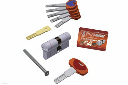 Cilindro Europeo Sagomato Evok64 Top- - Mm.36X41 (363Bdcs3641115) - 1 Pezzi Securemme