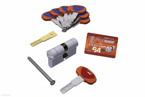 Cilindro Europeo Sagomato Evok64 Top- - Mm.31X56 (363Bdcs3156115) - 1 Pezzi Securemme