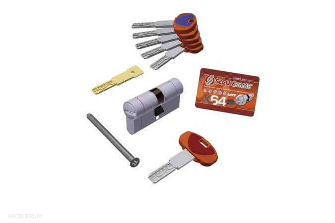 Cilindro Europeo Sagomato Evok64 Top- - Mm.31X91 (363Bdcs3191115) - 1 Pezzi Securemme