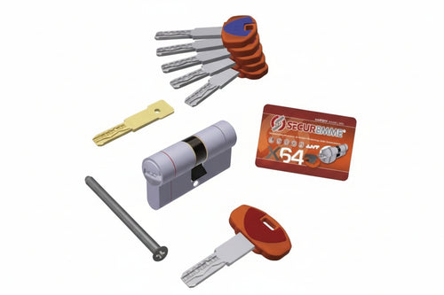Cilindro Europeo Sagomato Evok64 Top- - Mm.41X81 (363Bdcs4181115) - 1 Pezzi Securemme