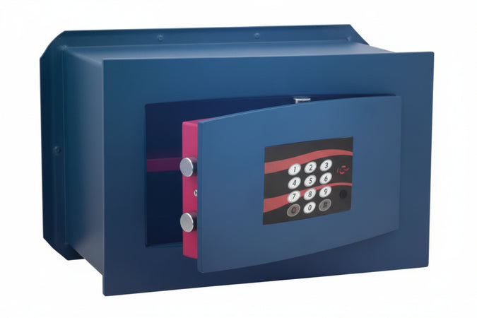 Cassaforte A Muro Con Combinazione Elettronica 1850- - Mm.360X195X230H. Kg.14,5 (1852) 2 Catenacci - 1 Pezzi Stark