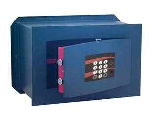 Cassaforte A Muro Con Combinazione Elettronica 1850- - Mm.400X195X250H. Kg.17,5 (1853) 2 Catenacci - 1 Pezzi Stark