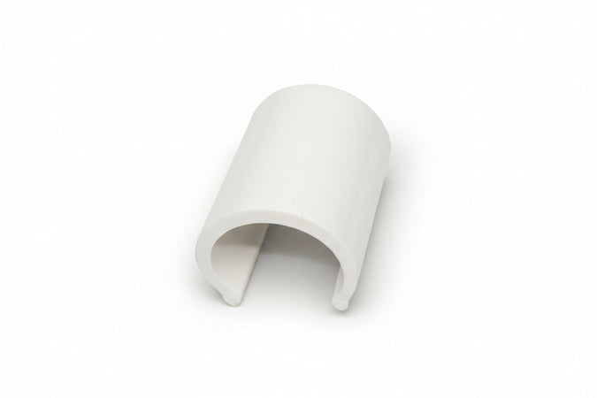Clips Pvc Bianco Per Serre- - Per Tubi Da Ø Mm.10 - Conf. Kg.1 - 1 Kg