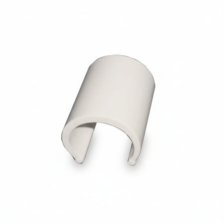 Clips Pvc Bianco Per Serre- - Per Tubi Da Ø Mm.16 - Conf. Kg.1 - 1 Kg