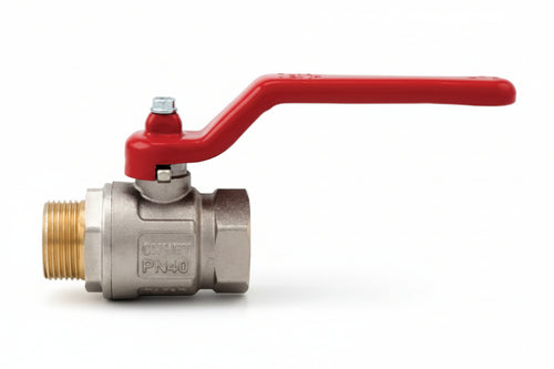 Valvola A Sfera M/F Con Maniglia A Leva Ideal Art.091- - Mf 1 - Pressione Esercizio 40 Bar - 2 Pezzi Itap