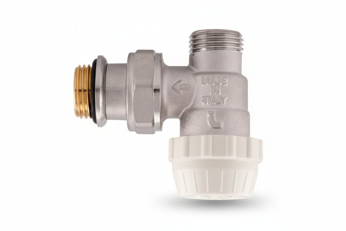 Valvola Per Termosifoni Ad Angolo Termostatizzabile Art. 995C- - M 3/8 M 3/8 - 2 Pezzi Itap