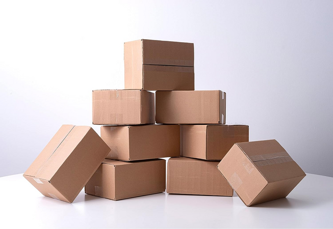 Scatole In Cartone Da Imballaggio Onda Singola Confezione Da 20 Pezzi Misura 300 X 200 X 150 Mm