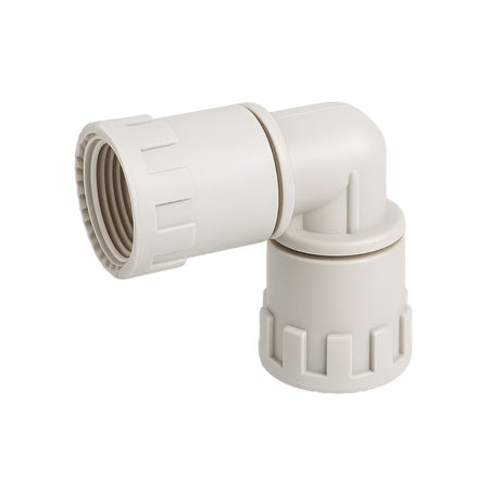 Raccordo Curvo A 90Â° A Passaggio Totale Connessione Mediante Bicchieratura In Tecnopolimero Femmina/ - Ãe20X20 - Vil