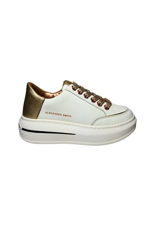 ALEXANDER SMITH Scarpe Donna Alexander Smith Lancaster Woman White Gold da donna