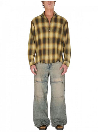 GUESS USA GUSA Flannel Shirt da uomo