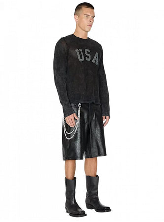 GUESS USA T-shirt Lettering frontale da uomo