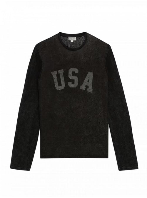 GUESS USA T-shirt Lettering frontale da uomo