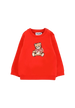 moschino Felpa Bambina Moschino HDF06G_ROSSO da bambino