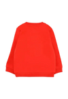 moschino Felpa Bambina Moschino HDF06G_ROSSO da bambino