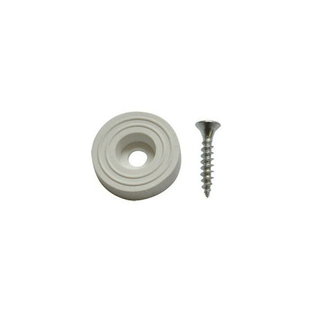 Sottosedia Con Vite Ø Mm 28 - Pz. 8 Bianco - Blister Koncreto