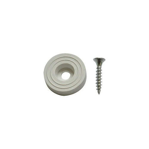 Sottosedia Con Vite Ø Mm 28 - Pz. 8 Bianco - Blister Koncreto