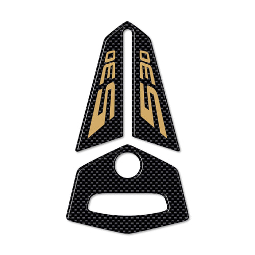 ADESIVI GEL 3D manubrio ERGAL compatibili per SCOOTER YAMAHA TMAX 530 2012-2016