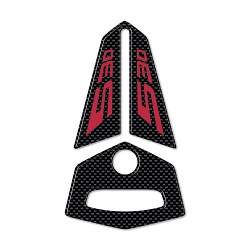 ADESIVI GEL 3D manubrio ERGAL compatibili per SCOOTER YAMAHA TMAX 530 2012-2016