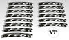 KIT STRISCE ADESIVE compatibili per CERCHI 17 MOTO NAKED YAMAHA FZ6 GIALLO FLUO