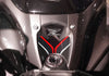 PROTEZIONE in GEL 3D zona chiave accensione compatibile per MOTO KAWASAKI Z900 rossa