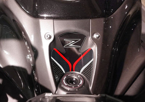 PROTEZIONE in GEL 3D zona chiave accensione compatibile per MOTO KAWASAKI Z900 rossa