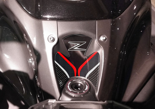PROTEZIONE in GEL 3D zona chiave accensione compatibile per MOTO KAWASAKI Z900 rossa