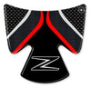 PROTEZIONE in GEL 3D zona chiave accensione compatibile per MOTO KAWASAKI Z900 rossa