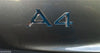 ADESIVO/STICKER in Resina gel 3D SCRITTA EMBLEMA A4 compatibile per AUTO AUDI