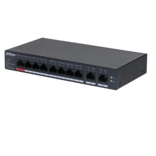 Dahua technology dh-cs4010-8gt-110 switch di rete gestito l2 gigabit ethernet (10/100/1000) supporto power over ethernet (poe) nero
