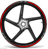 KIT STRISCE per CERCHI 17' compatibili MOTO SUZUKI GSR Adesivi stickers tuning