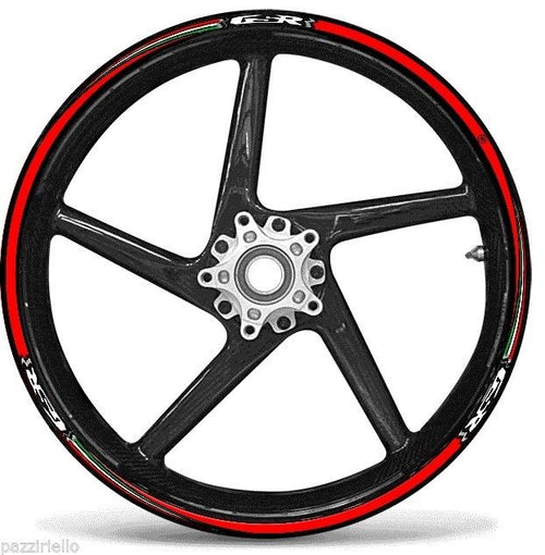 KIT STRISCE per CERCHI 17' compatibili MOTO SUZUKI GSR Adesivi stickers tuning