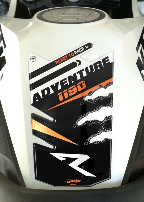 PARASERBATOIO ADESIVO RESINA GEL 3D compatibile per MOTO KTM 1190 ADVENTURE R