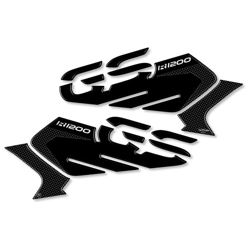 2 ADESIVI gel 3D PROTEZIONI LATERALI compatibili PER MOTO BMW GS R1200 dal 2017