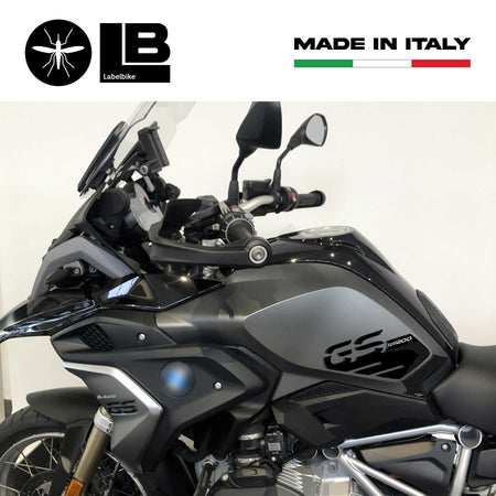 2 ADESIVI gel 3D PROTEZIONI LATERALI compatibili PER MOTO BMW GS R1200 dal 2017