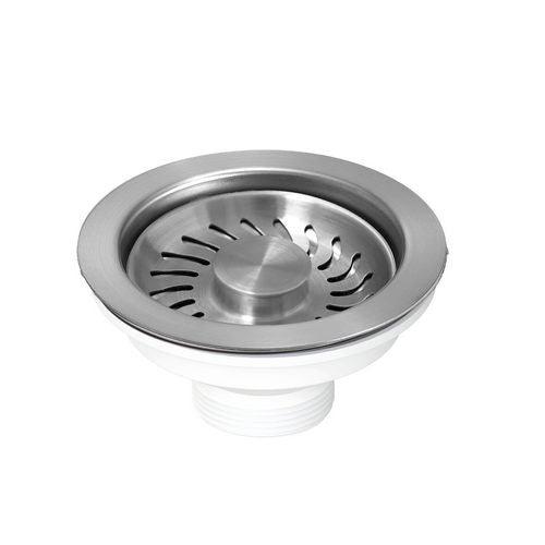 Piletta D. 114 Mm Con Tappo Finitura Satinata- 11/2 Serprino Oro Chiaro- Lbpla- Pezzi 1