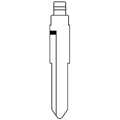 Chiave Flip Auto Suzuki Maruti Hu133Rch Silca - Ottone Nichelato