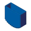 Piedino Esterno Di Ricambio- - 73X25 Blu - 2 Pezzi Marchetti