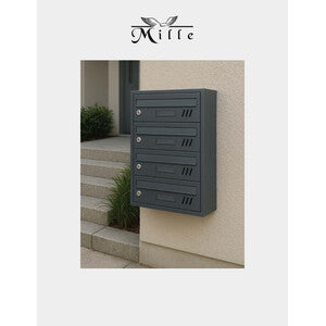 Cassetta Condominio Sofia 4 Posti Antracite- 1,0 Pz