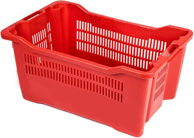 Cassetta Agricola In Polietilene Fondo Chiuso 40 Litri Impilabile Per Frutta E Verdura Agricol