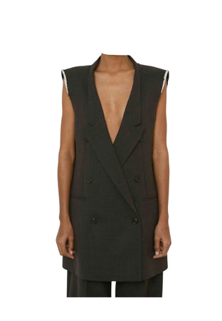 MEIMEIJ Gilet over Donna doppiopetto da donna