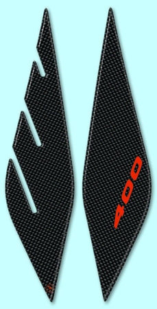 2 ADESIVI 3D PROTEZIONI FRONTALE compatibili per X MAX 400 YAMAHA XMAX 400 2013-2016
