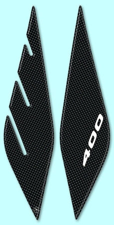 2 ADESIVI 3D PROTEZIONI FRONTALE compatibili per X MAX 400 YAMAHA XMAX 400 2013-2016