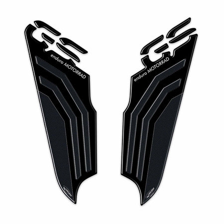 2 ADESIVI gel 3D PROTEZIONI LATERALI compatibili PER MOTO BMW F750 GS 2018-2023