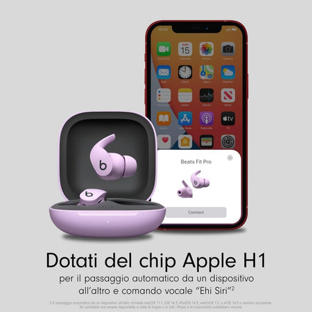 Beats Fit Pro Auricolari true wireless ANC rating di grado IPX4 per Apple androi