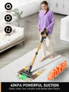 Aspirapolvere Senza Fili 45KPa/500W/45min, Scopa Elettrica Potente a Batteria