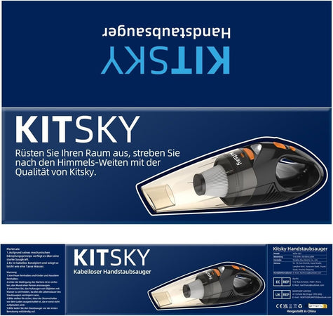 Aspirapolvere a batteria senza fili per auto, con potente aspirapolvere,12000 PA