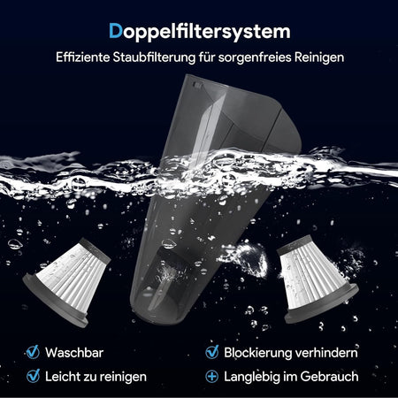 Aspirapolvere a batteria senza fili per auto, con potente aspirapolvere,12000 PA